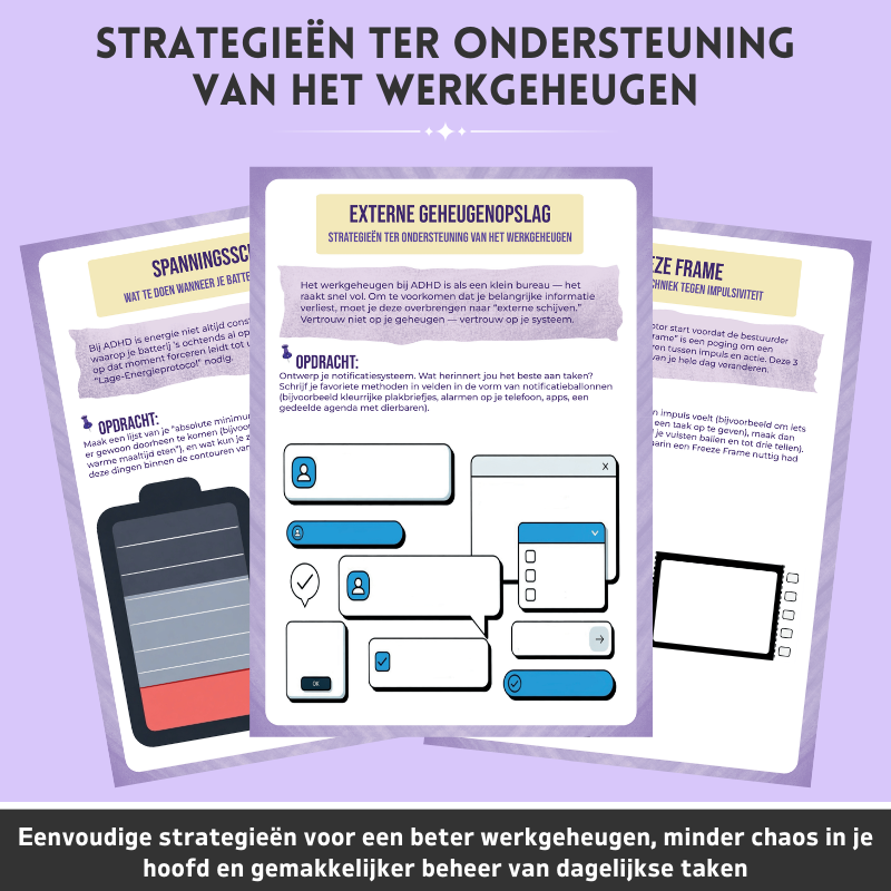 ADHD – Hulpmiddelen Voor Executieve Functies En Dagelijkse Focus