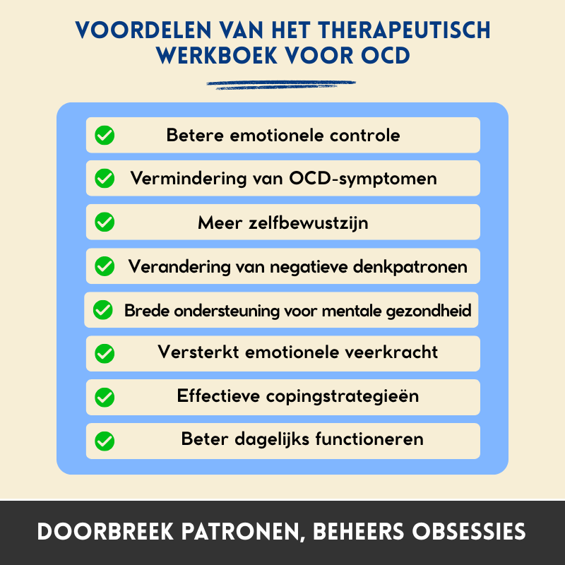 Obsessief-Compulsieve Stoornis (OCD) – Therapeutisch Werkboek – Therapeutische Hulpmiddelen en Copingstrategieën