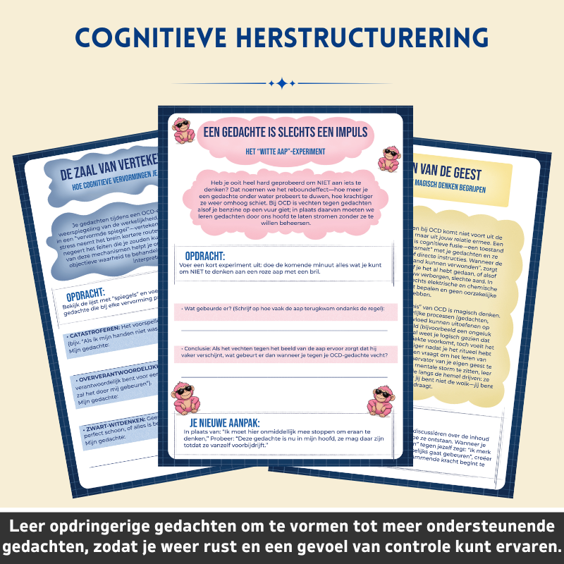Obsessief-Compulsieve Stoornis (OCD) – Therapeutisch Werkboek – Therapeutische Hulpmiddelen en Copingstrategieën