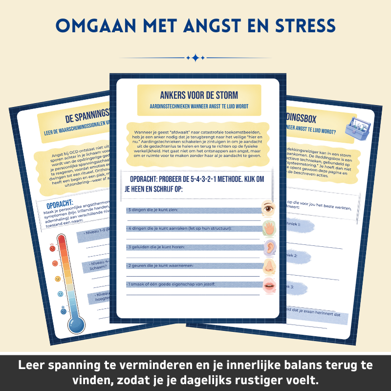 Obsessief-Compulsieve Stoornis (OCD) – Therapeutisch Werkboek – Therapeutische Hulpmiddelen en Copingstrategieën