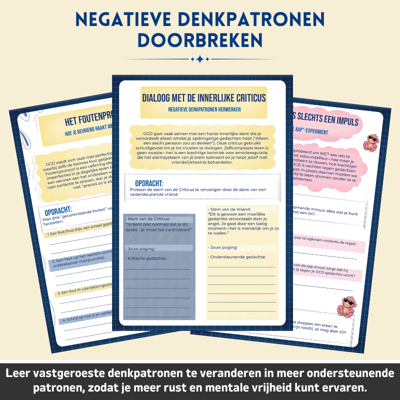 Obsessief-Compulsieve Stoornis (OCD) – Therapeutisch Werkboek – Therapeutische Hulpmiddelen en Copingstrategieën