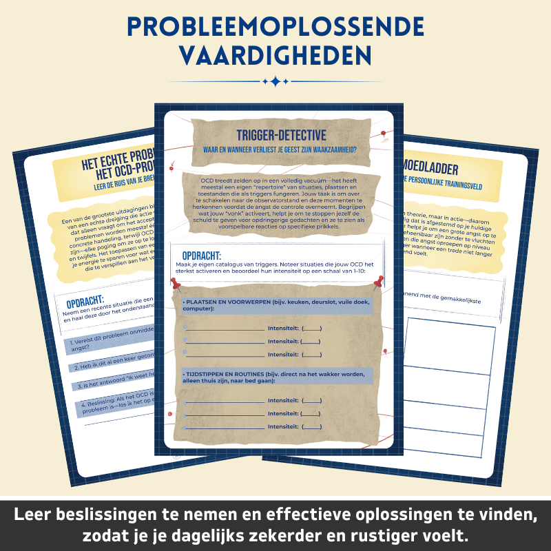 Obsessief-Compulsieve Stoornis (OCD) – Therapeutisch Werkboek – Therapeutische Hulpmiddelen en Copingstrategieën