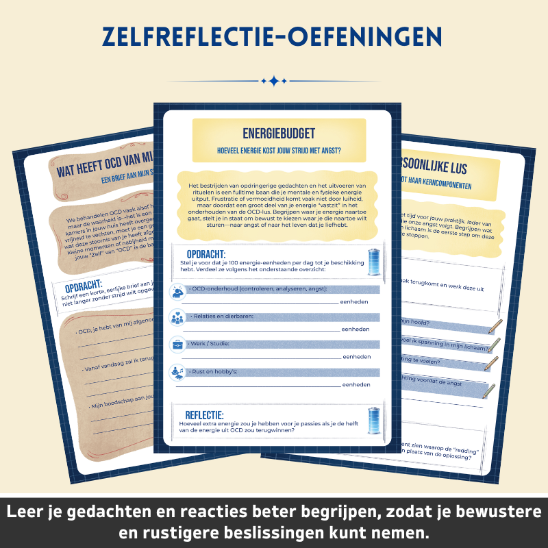 Obsessief-Compulsieve Stoornis (OCD) – Therapeutisch Werkboek – Therapeutische Hulpmiddelen en Copingstrategieën