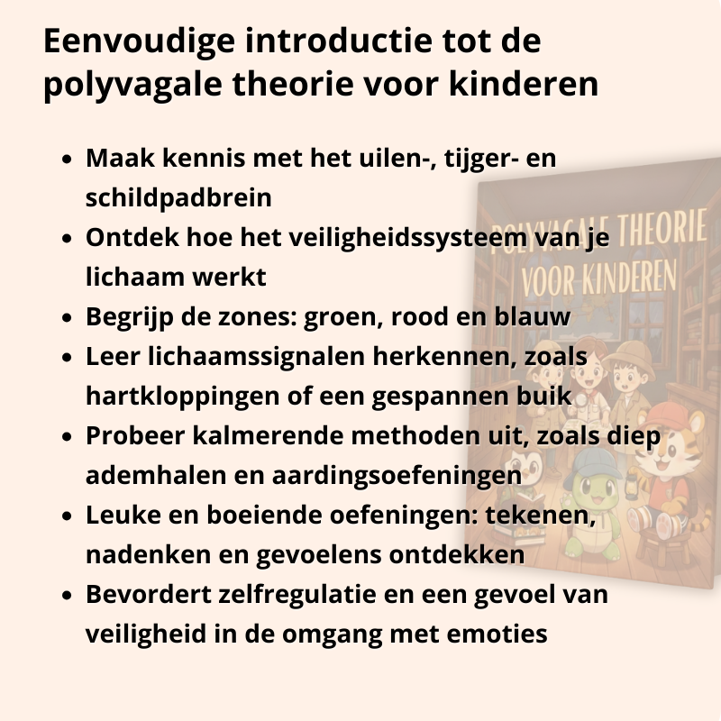 De Polyvagaaltheorie Voor Kinderen – Werkboek Voor Regulatie Van Het Zenuwstelsel | Hulpmiddel Voor Emotieregulatie