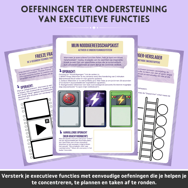 ADHD – Hulpmiddelen Voor Executieve Functies En Dagelijkse Focus